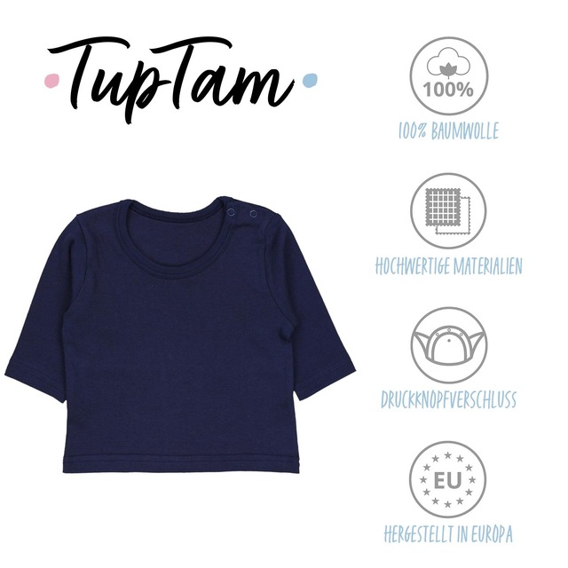 TupTam Langarmshirt »Shirt Baby Jungen Langarmshirt 5er Set«