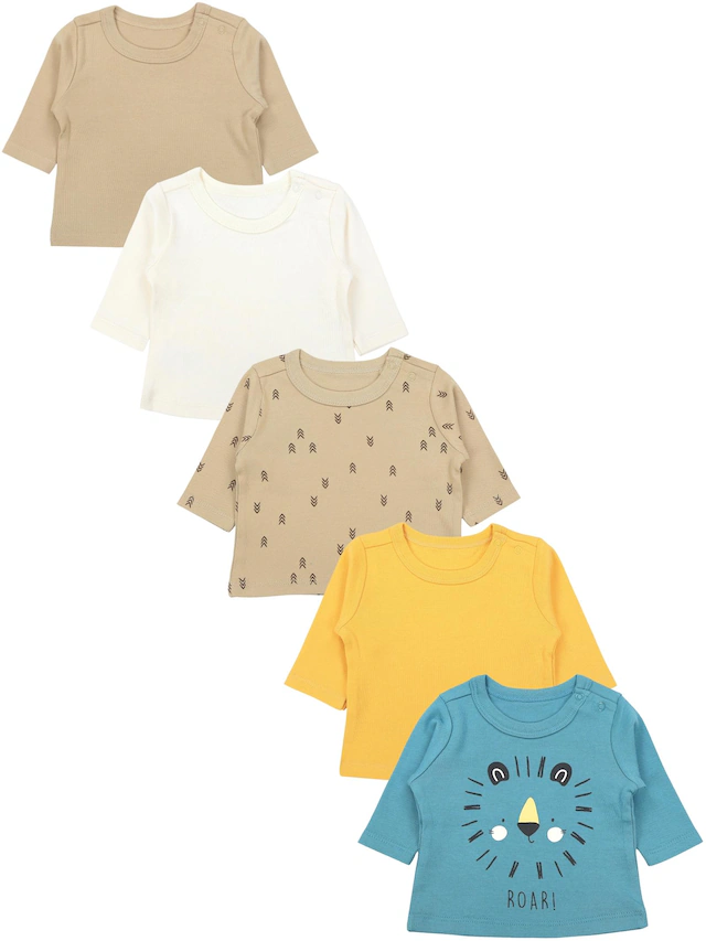 TupTam Langarmshirt »Shirt Baby Jungen Langarmshirt 5er Set«