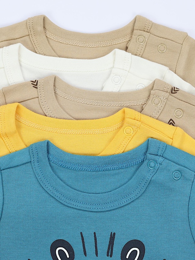 TupTam Langarmshirt »Shirt Baby Jungen Langarmshirt 5er Set«