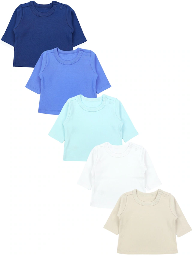 TupTam Langarmshirt »Shirt Baby Jungen Langarmshirt 5er Set«