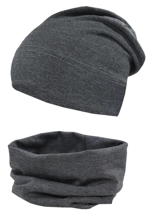 TupTam Beanie »Mütze Jungen Beanie Mütze und Schlauchschal 2er Set«