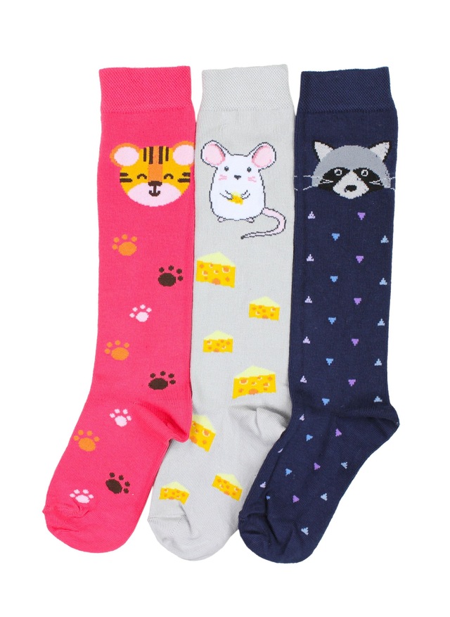 TupTam Kniestrümpfe »Socken Mädchen Knielange Socken Gemustert 3er Pack«