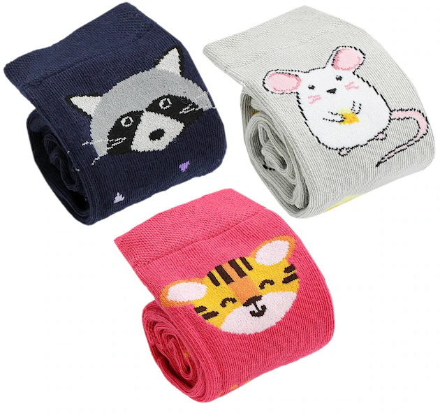 TupTam Kniestrümpfe »Socken Mädchen Knielange Socken Gemustert 3er Pack«