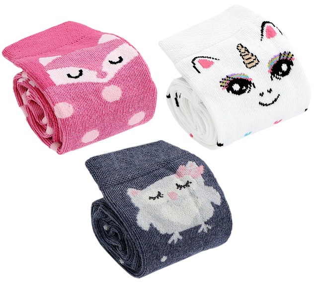TupTam Kniestrümpfe »Socken Mädchen Knielange Socken Gemustert 3er Pack«