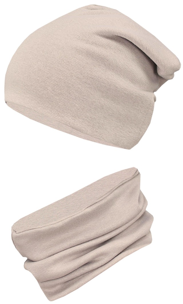 TupTam Beanie »Mütze Unisex Kinder Beanie Mütze Schlauchschal Set«