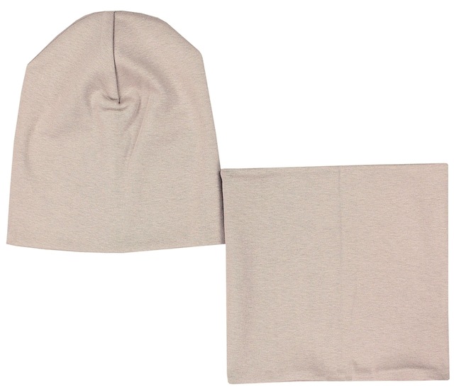 TupTam Beanie »Mütze Unisex Kinder Beanie Mütze Schlauchschal Set«