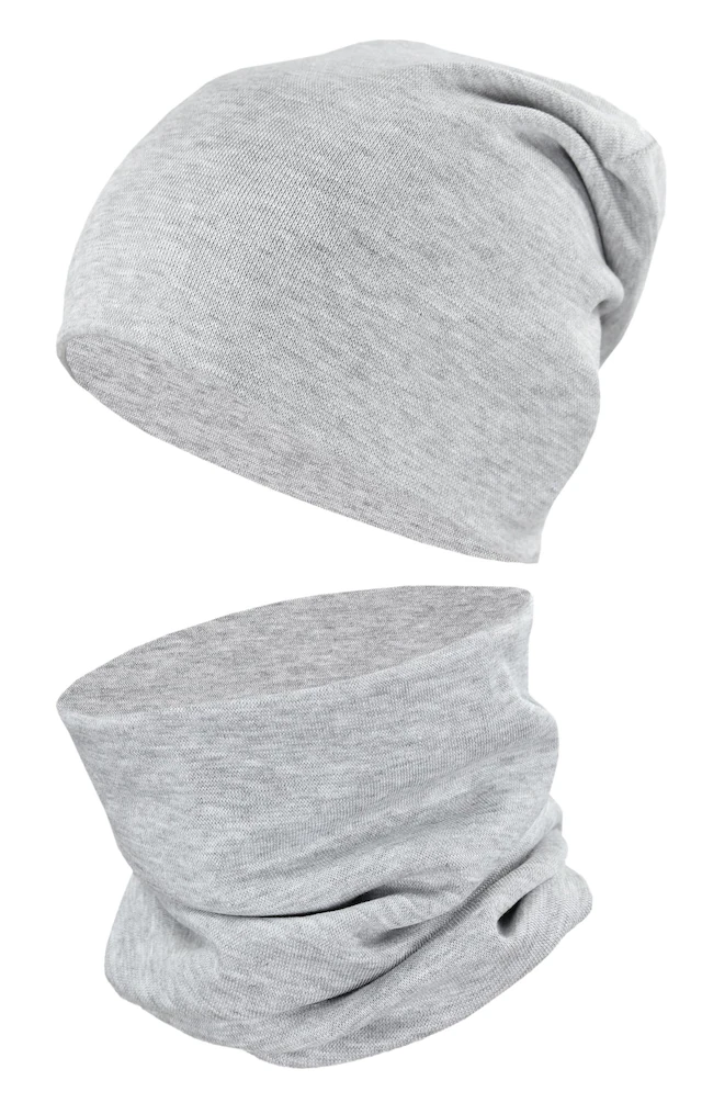TupTam Beanie »Mütze Unisex Kinder Beanie Mütze Schlauchschal Set«