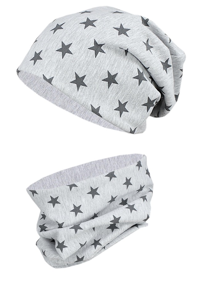 TupTam Beanie »Mütze Unisex Kinder Beanie Mütze Schlauchschal Set«