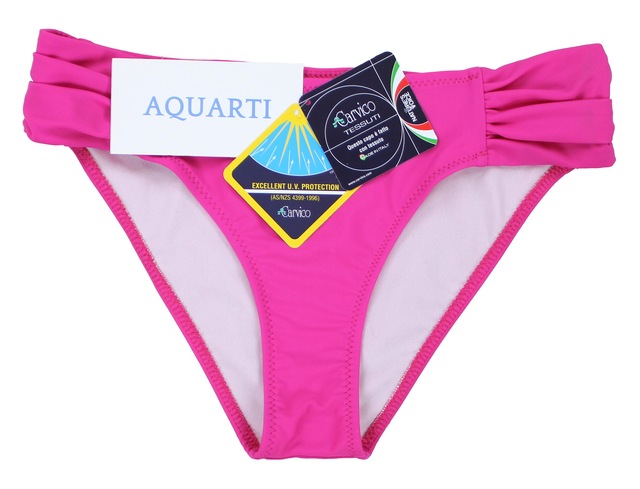 AQUARTI Bikini-Hose »Bikinihose Aquarti Damen Bikinihose mit seitlichen Raffungen«