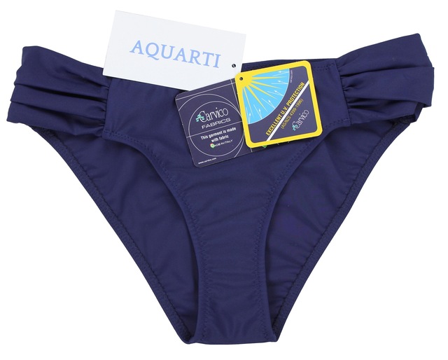 AQUARTI Bikini-Hose »Bikinihose Aquarti Damen Bikinihose mit seitlichen Raffungen«
