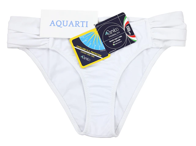 AQUARTI Bikini-Hose »Bikinihose Aquarti Damen Bikinihose mit seitlichen Raffungen«
