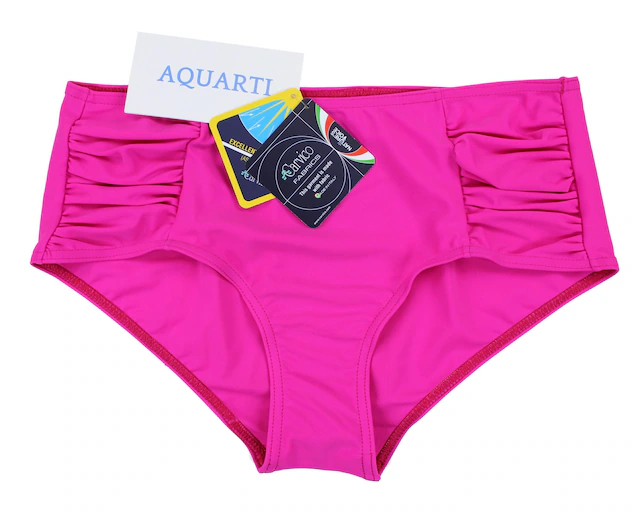 AQUARTI Bikini-Hose »Bikinihose Aquarti Damen Bikinihose mit seitlichen Raffungen«