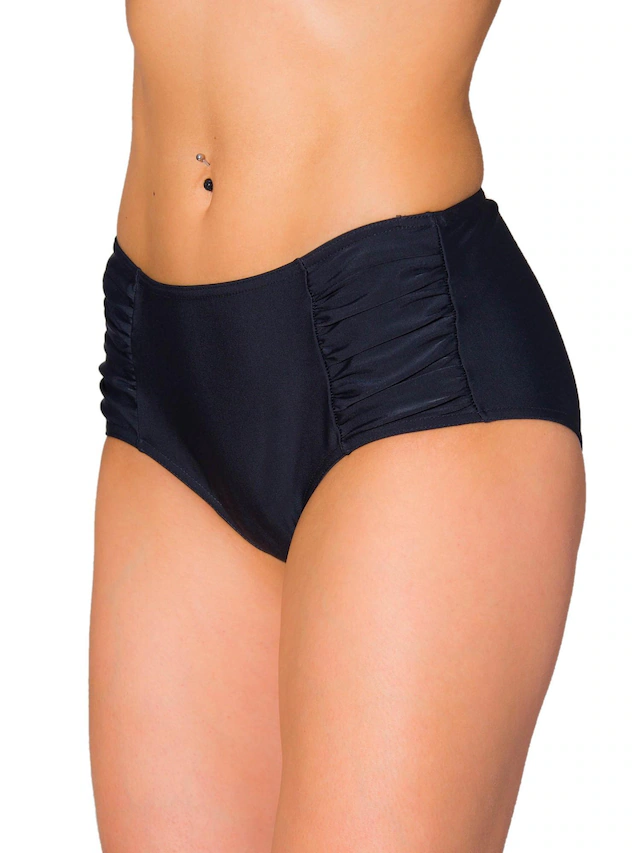 AQUARTI Bikini-Hose »Bikinihose Aquarti Damen Bikinihose mit seitlichen Raffungen«