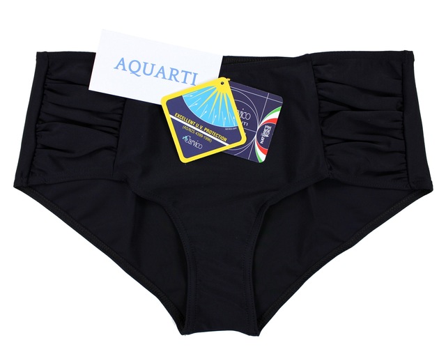 AQUARTI Bikini-Hose »Bikinihose Aquarti Damen Bikinihose mit seitlichen Raffungen«