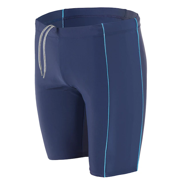 AQUARTI Badehose »Badehose Aquarti Herren Lange Badehose mit Kontrast-Paspel Jammer«