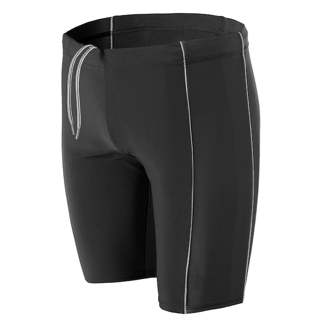 AQUARTI Badehose »Badehose Aquarti Herren Lange Badehose mit Kontrast-Paspel Jammer«