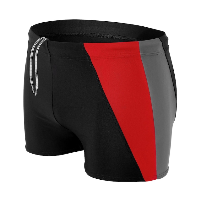 AQUARTI Badehose »Badehose Herren Badehose Kurz mit Seitlichem Streifen«