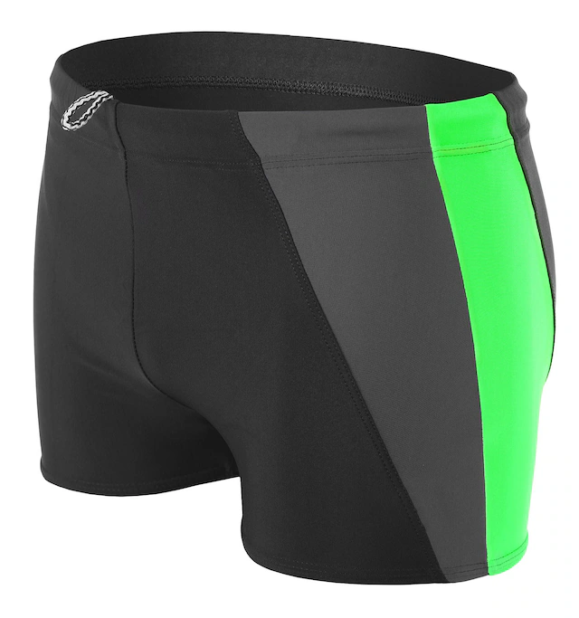 AQUARTI Badehose »Badehose Herren Badehose Kurz mit Seitlichem Streifen«