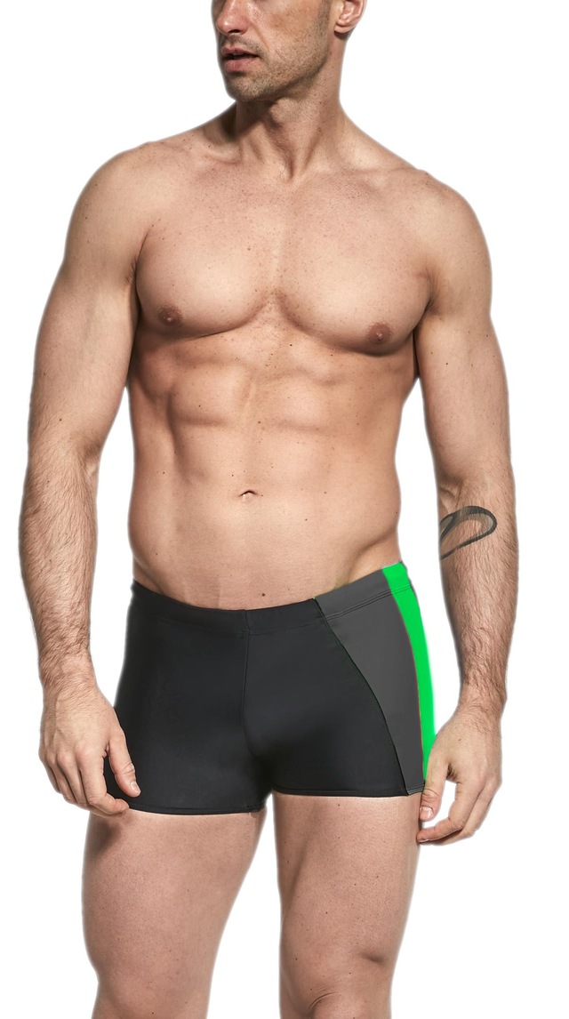 AQUARTI Badehose »Badehose Herren Badehose Kurz mit Seitlichem Streifen«