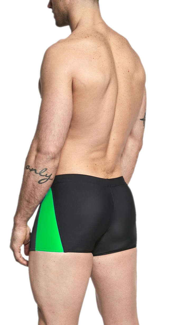 AQUARTI Badehose »Badehose Herren Badehose Kurz mit Seitlichem Streifen«