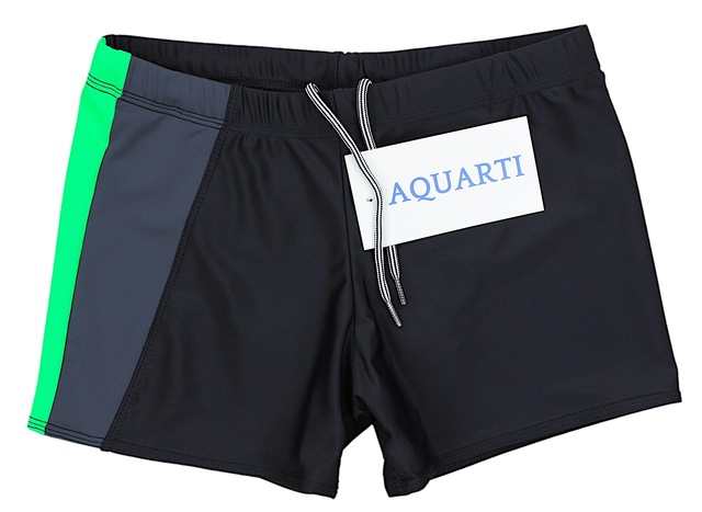 AQUARTI Badehose »Badehose Herren Badehose Kurz mit Seitlichem Streifen«