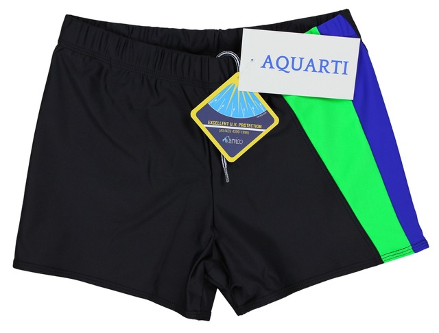 AQUARTI Badehose »Badehose Herren Badehose Kurz mit Seitlichem Streifen«