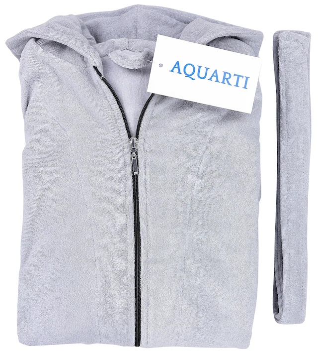 AQUARTI Damenbademantel »Bademantel Aquarti Damen Bademantel mit Reißverschluss Lang«