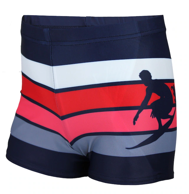 AQUARTI Badehose »Badehose Jungen Badehose Gestreift mit Motiven«