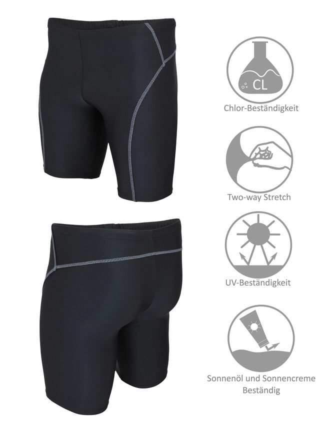 AQUARTI Badehose »Badehose Aquarti Herren Badehose Knielang Schwimmhose Jammer«