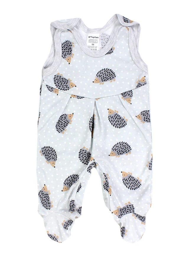 TupTam Strampler »Strampler Baby Mädchen Strampler mit Fuß 3er Pack«