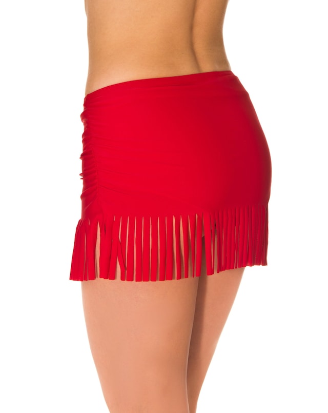 AQUARTI Bikini-Hose »Bikinihose Aquarti Damen Bikinihose mit Rock Seitliche Raffung«