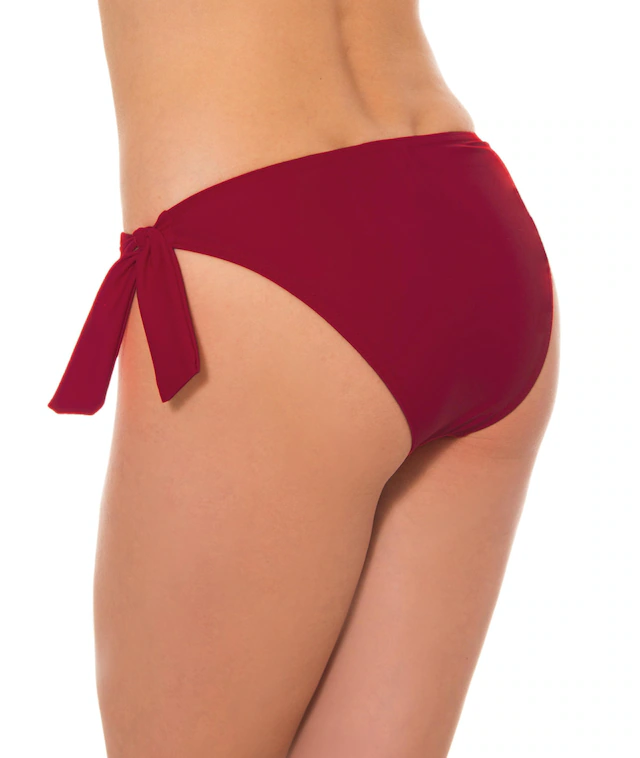 AQUARTI Bikini-Hose »Bikinihose Damen Bikinihose seitlich zum Binden in schönen Unifarben«