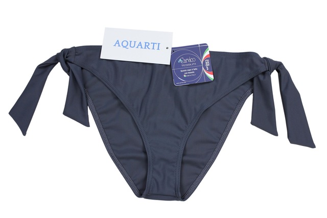 AQUARTI Bikini-Hose »Bikinihose Damen Bikinihose seitlich zum Binden in schönen Unifarben«