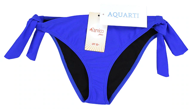 AQUARTI Bikini-Hose »Bikinihose Damen Bikinihose seitlich zum Binden in schönen Unifarben«