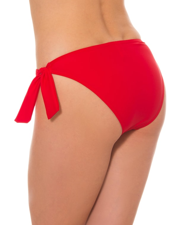 AQUARTI Bikini-Hose »Bikinihose Damen Bikinihose seitlich zum Binden in schönen Unifarben«