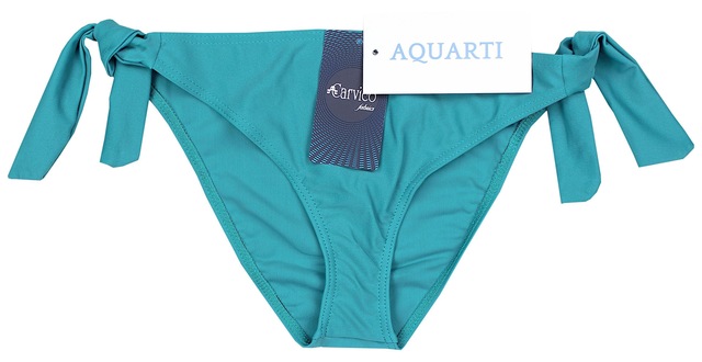 AQUARTI Bikini-Hose »Bikinihose Damen Bikinihose seitlich zum Binden in schönen Unifarben«
