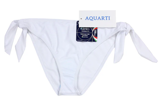 AQUARTI Bikini-Hose »Bikinihose Damen Bikinihose seitlich zum Binden in schönen Unifarben«