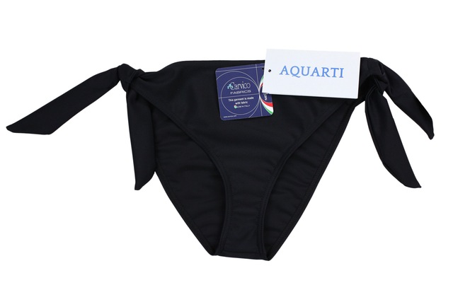 AQUARTI Bikini-Hose »Bikinihose Damen Bikinihose seitlich zum Binden in schönen Unifarben«