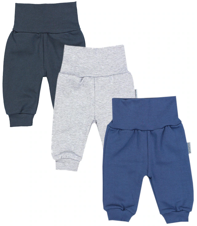 TupTam Jogginghose »Hose Baby Jungen Jogginghose mit Breitem Bund 3er Pack«