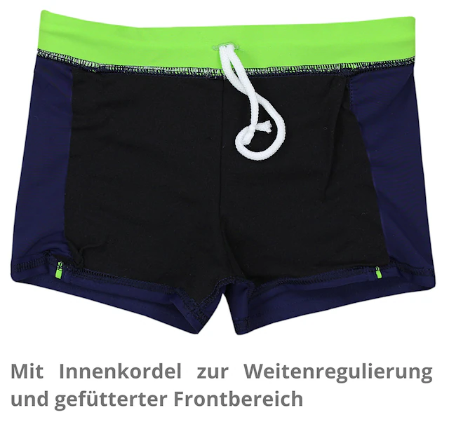 AQUARTI Badehose »Badehose Jungen Kinder Badehose Seitliche Paspel«