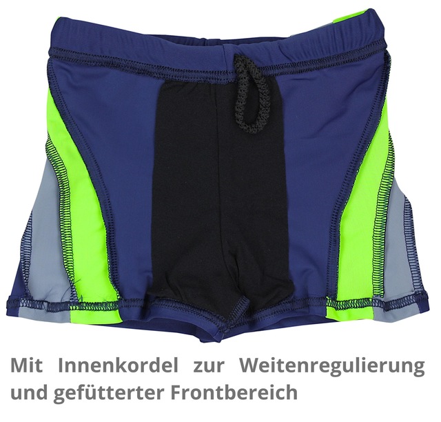 AQUARTI Badehose »Badehose Jungen Kinder Badehose Seitliche Paspel«