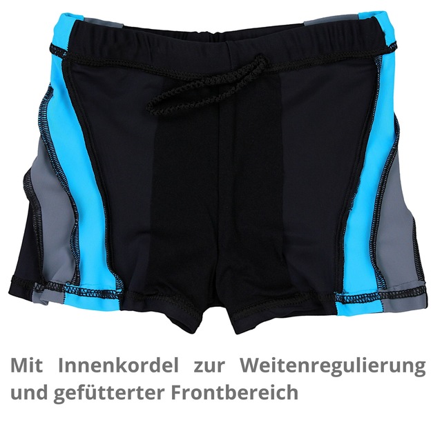 AQUARTI Badehose »Badehose Jungen Kinder Badehose Seitliche Paspel«