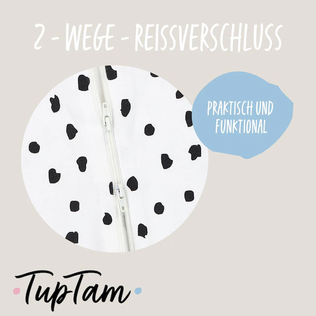 TupTam Schlafanzug »Schlafstrampler Baby Unisex Schlafstrampler mit Fuß 3er Pack«