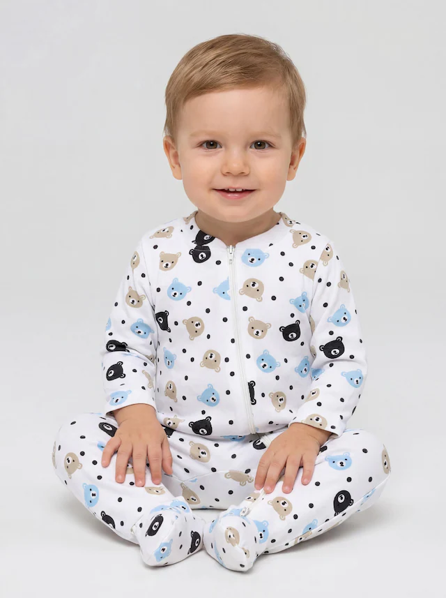 TupTam Schlafanzug »Schlafstrampler Baby Unisex Schlafstrampler mit Fuß 3er Pack«