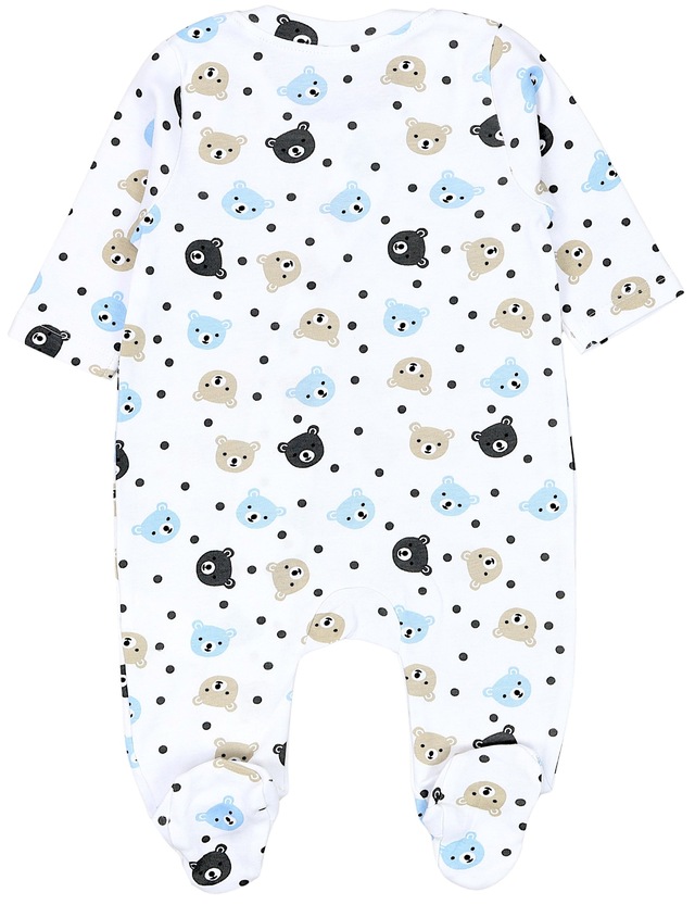 TupTam Schlafanzug »Schlafstrampler Baby Unisex Schlafstrampler mit Fuß 3er Pack«