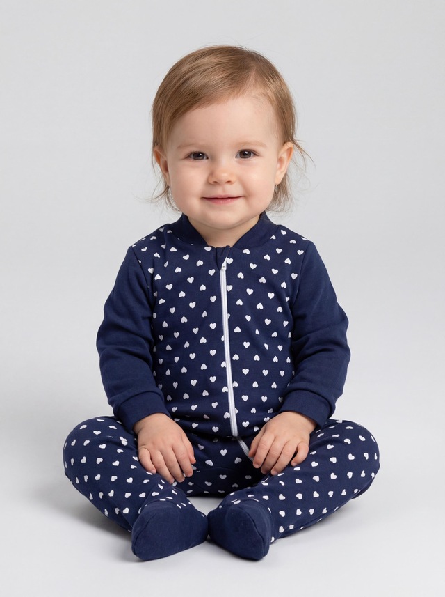 TupTam Schlafanzug »Schlafstrampler Baby Unisex Schlafstrampler mit Fuß 3er Pack«