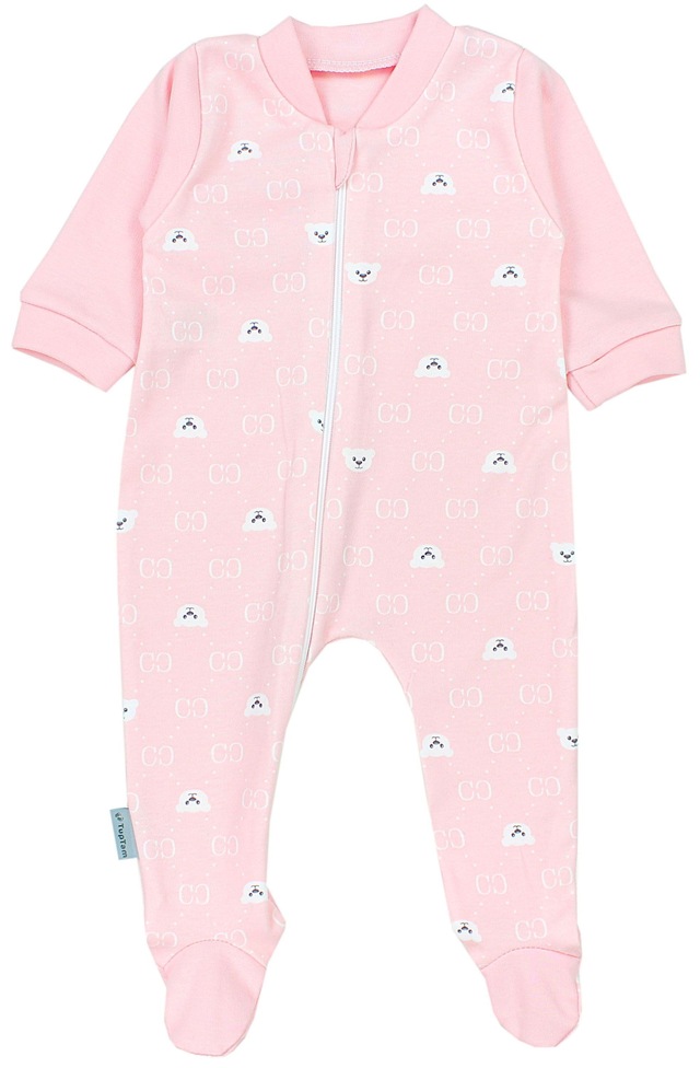 TupTam Schlafanzug »Schlafstrampler Baby Unisex Schlafstrampler mit Fuß 3er Pack«