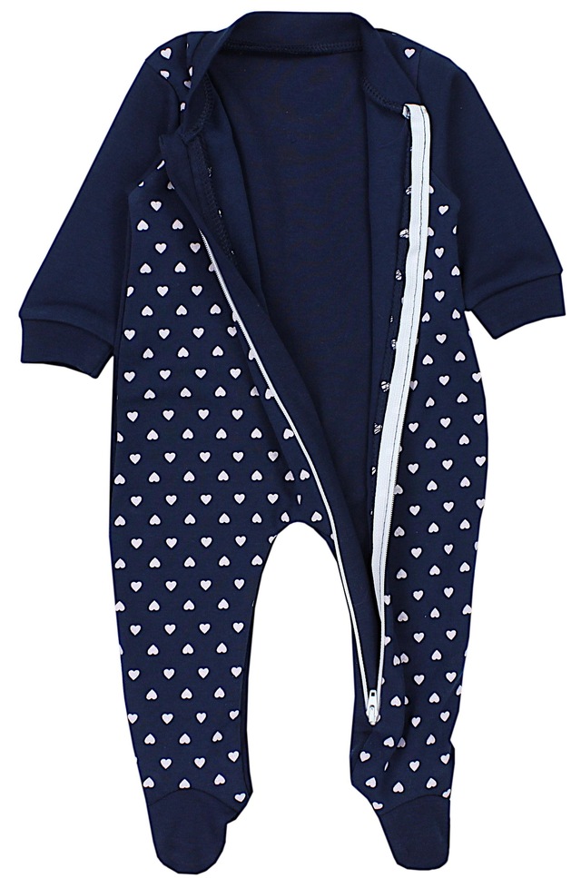 TupTam Schlafanzug »Schlafstrampler Baby Unisex Schlafstrampler mit Fuß 3er Pack«