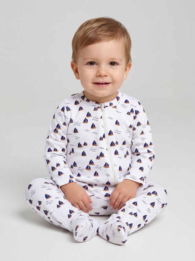 TupTam Schlafanzug »Schlafstrampler Baby Unisex Schlafstrampler mit Fuß 3er Pack«