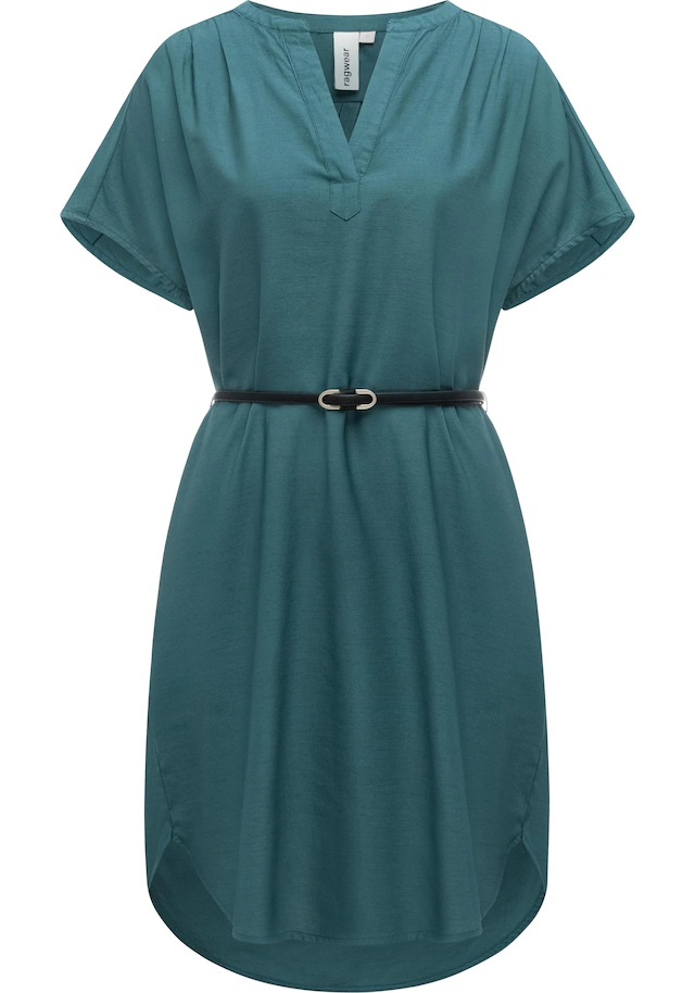 Ragwear Minikleid »Klarisa« Ohne Taschen Lockeres Oversize Sommerkleid mit Gürtel